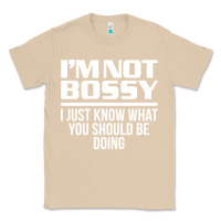 Mushroom I'M NOT BOSSY I JUST KNOW WHAT YOU SHOULD BE DOING FUNNY Classic Tee - artisFamous