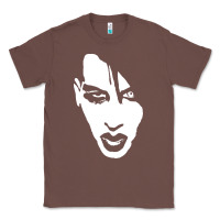 Chestnut marilyn manson face Classic Tee - artisFamous