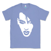 Colony Blue marilyn manson face Classic Tee - artisFamous
