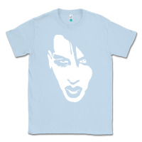 Dusty Blue marilyn manson face Classic Tee - artisFamous