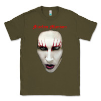 Army Green marilyn manson Classic Tee - artisFamous