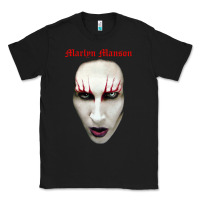 Black marilyn manson Classic Tee - artisFamous