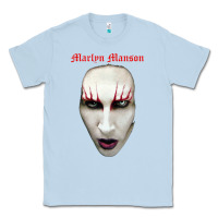 Dusty Blue marilyn manson Classic Tee - artisFamous