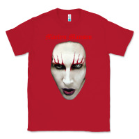 Red marilyn manson Classic Tee - artisFamous