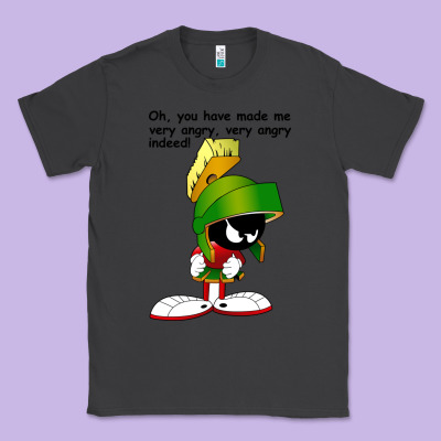 Marvin The Martian Looney Toons Classic Tee Designed By Artisfamous