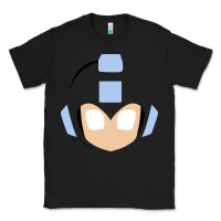 Black mega man retro video game face Classic Tee - artisFamous