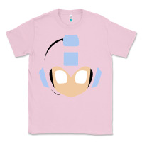 Bubblegum Pink mega man retro video game face Classic Tee - artisFamous