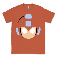 Copper mega man retro video game face Classic Tee - artisFamous
