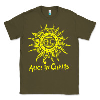 Army Green chains Classic Tee - artisFamous