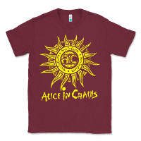 Burgundy chains Classic Tee - artisFamous