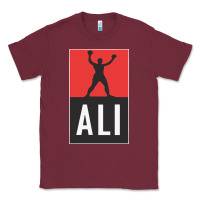 Burgundy ali the legend Classic Tee - artisFamous