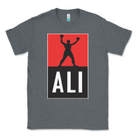 Charcoal Heather ali the legend Classic Tee - artisFamous