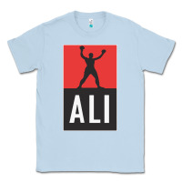 Dusty Blue ali the legend Classic Tee - artisFamous