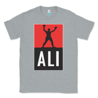 Heather Grey ali the legend Classic Tee - artisFamous