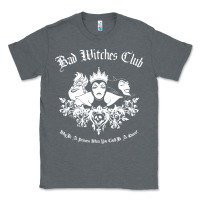 Charcoal Heather villains bad club Classic Tee - artisFamous