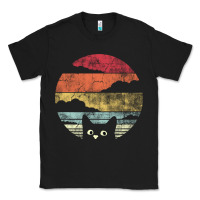 Black cat retro vintage style Classic Tee - artisFamous
