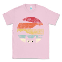 Bubblegum Pink cat retro vintage style Classic Tee - artisFamous