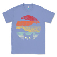 Colony Blue cat retro vintage style Classic Tee - artisFamous