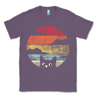 Lavender cat retro vintage style Classic Tee - artisFamous