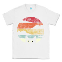 White cat retro vintage style Classic Tee - artisFamous
