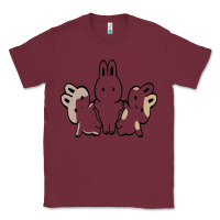 Burgundy bunnys Classic Tee - artisFamous