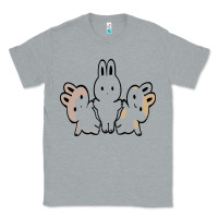 Heather Grey bunnys Classic Tee - artisFamous