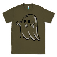 Army Green ghost Classic Tee - artisFamous