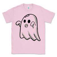 Bubblegum Pink ghost Classic Tee - artisFamous