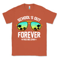 Copper school out forever retired teacher retro summer Classic Tee - artisFamous