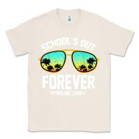 Natural school out forever retired teacher retro summer Classic Tee - artisFamous