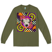 Army Green halloween  calf scottish Long Sleeve Tee - BarkalooDesign