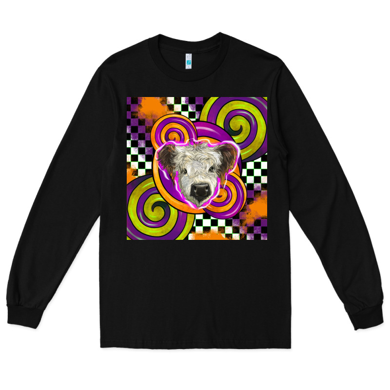 Halloween  Calf Scottish Long Sleeve Tee by BarkalooDesign | Teevron