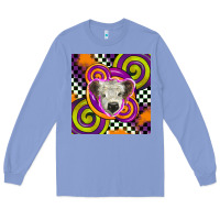 Colony Blue halloween  calf scottish Long Sleeve Tee - BarkalooDesign