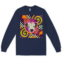 Navy halloween  calf scottish Long Sleeve Tee - BarkalooDesign