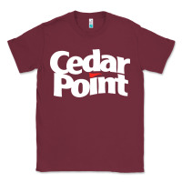 Burgundy cedar point Classic Tee - artisFamous