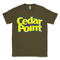 Army Green cedar point Classic Tee - artisFamous