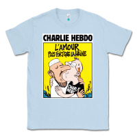 Dusty Blue charlie hebdo Classic Tee - artisFamous