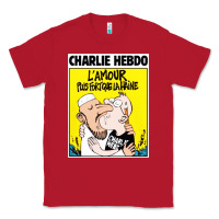 Red charlie hebdo Classic Tee - artisFamous