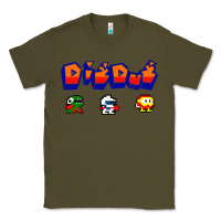 Army Green dig dug Classic Tee - artisFamous