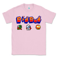 Bubblegum Pink dig dug Classic Tee - artisFamous