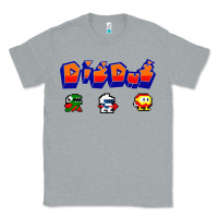 Heather Grey dig dug Classic Tee - artisFamous