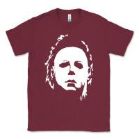 Burgundy halloween horror myers Classic Tee - artisFamous