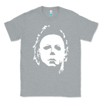 Heather Grey halloween horror myers Classic Tee - artisFamous