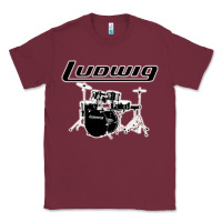 Burgundy ludwig drum Classic Tee - artisFamous