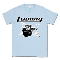 Dusty Blue ludwig drum Classic Tee - artisFamous