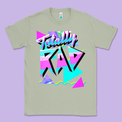 1980's Style Totally Rad 80s Casual  V.10.1 Tank Top Classic Tee Designed By Artisfamous