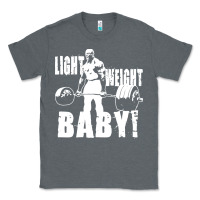 Charcoal Heather American bodybuilder Classic Tee - artisFamous