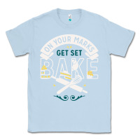 Dusty Blue on your marks get set bake Classic Tee - artisFamous