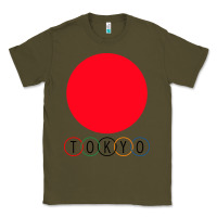 Army Green Japan Flag Olympics Classic Tee - artisFamous