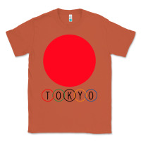 Copper Japan Flag Olympics Classic Tee - artisFamous